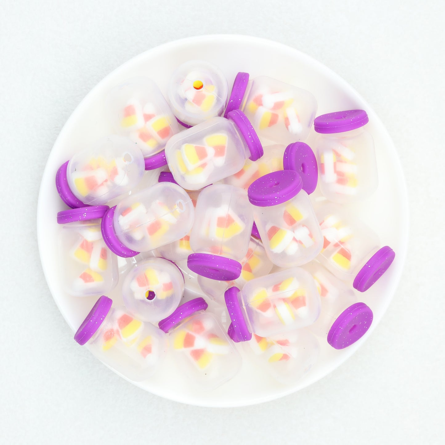 Silicone 3D Halloween Bottle Focal Beads 20 pcs 6