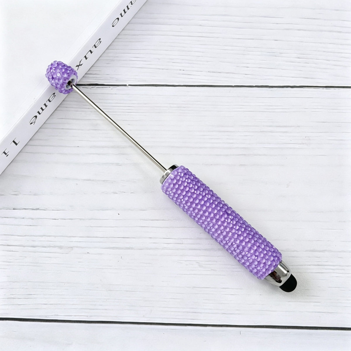 DIY Candy Color Multifunctional 3 in 1 Touch Screen Beadable Pen 19