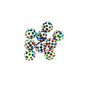 Clay Ball Rhinestone Beads 6mm Disco Sparkle 50pcs
