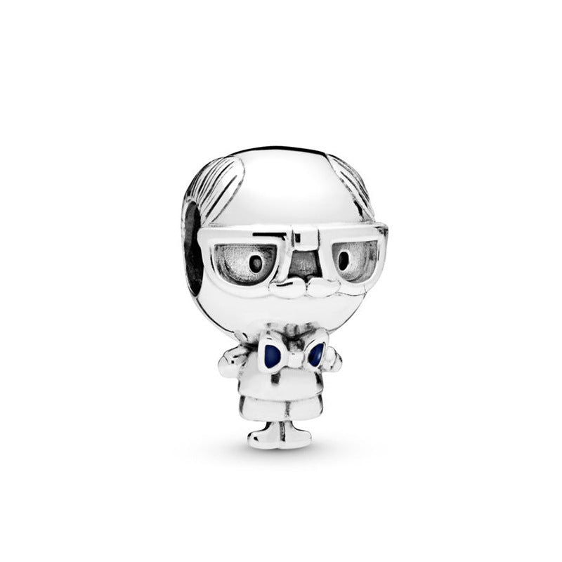 Character Metal Beads Harry Potter Series Large Hole Silver Tone 1pc 10