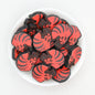 NFL Teams Helmet Silicone Focal Beads Printed Designs 20pcs 4