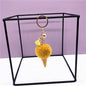Ice Cream Pom Pom Keychain Faux Fur Pastel Colors 9