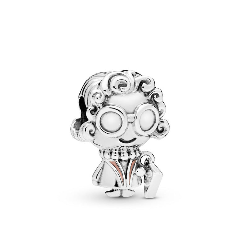 Character Metal Beads Harry Potter Series Large Hole Silver Tone 1pc 9