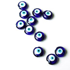 Handmade Flat Evil Eye Glass Beads 12mm 15mm 20mm Polished Blue 50pcs 4
