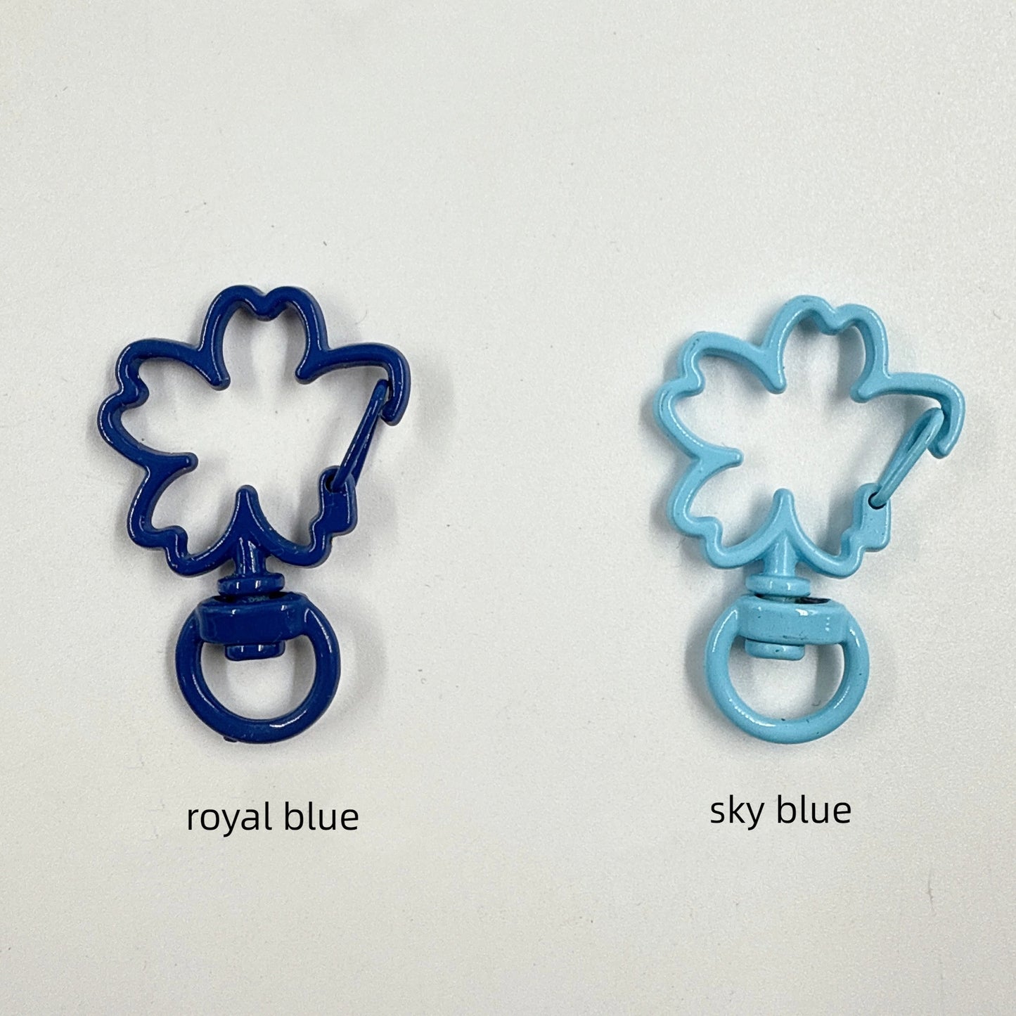 Zinc Alloy Cherry Shaped Spray Painted Swivel Buckle Keychain Clasps 10pcs 9