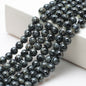 Crackle Round Glass Beads 8mm Multicolor Imitation Ceramic 200pcs 12