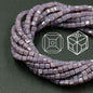 Square Glass Beads 4mm Transparent Clear Cube 100pcs 28