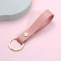 Leather Wristlet Keychain Loop Design with Gold Tone Hardware 11