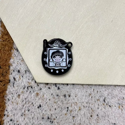 Painted Skullpanda Acrylic Beads 25mm Retro Game Machine 4pcs 3