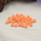 Jelly Sense Resin Beads 8mm Translucent Frosted Colorful 20pcs 11