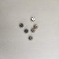 Smooth Spacer Acrylic Beads 8mm Polished White and Gold 200pcs