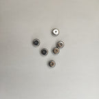 Smooth Spacer Acrylic Beads 8mm Polished White and Gold 200pcs