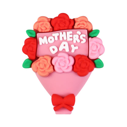 Silicone 3D Focal Beads Mother's Day Koala Bouquet Happy Mother's Day 20pcs 16
