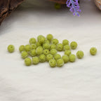 Jelly Sense Resin Beads 8mm Translucent Frosted Colorful 20pcs 4