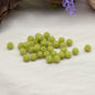 Jelly Sense Resin Beads 8mm Translucent Frosted Colorful 20pcs 13
