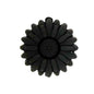 Silicone Focal Beads Daisy Sunflower Rounded Center 20pcs 9