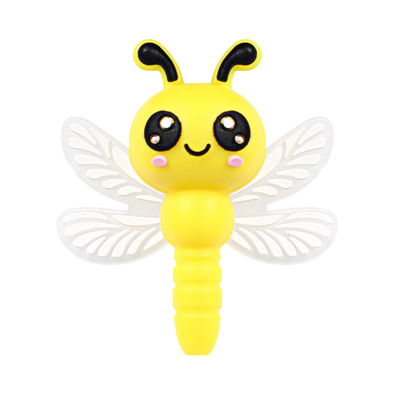 3D Cute Dragonfly Silicone Focal Beads 20Pcs  10