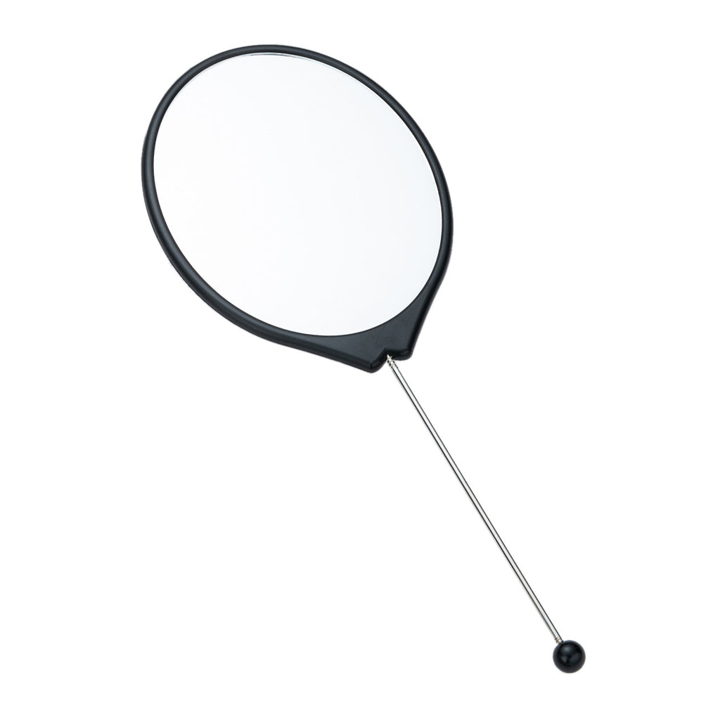 Beadable Plastic Mirror Handheld Oval