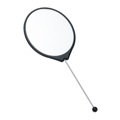 Beadable Plastic Mirror Handheld Oval