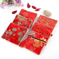 Vintage Chinese Style Brocade Zipper Cloth Pouch 11.5cm 1pc 5