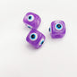 Evil Eye Resin Tube Beads 12mm Glossy Colorful 20pcs 5