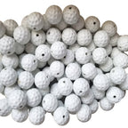 Golf Ball Texture Bubblegum Acrylic Beads 20mm 20pcs 2