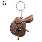 Acrylic Saddle Keychain Vintage Western Cowboy Style 11