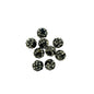 Clay Round Rhinestone Beads 8mm Multicolor Sparkle 50pcs
