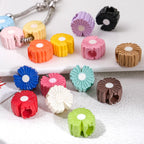 Bright Daisy Acrylic Flower Beads 14mm Round Shape 20pcs 2