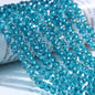 Electroplated Flat Glass Beads 8mm Colorful Mixed 10 Strands 6