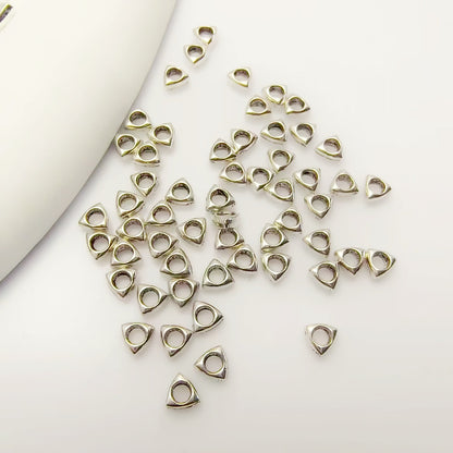 Alloy Triangular Spacer Beads 3/4mm Tibetan Style 100pcs 7