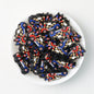 Independence Day Truck Silicone Focal Beads  20pcs