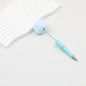 Beadable Pen Plush Pom-pom Colorful Ballpoint