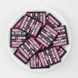 Pink Silicone Focal Beads 'I Don't Always Work But' Quote 20pcs - Pink