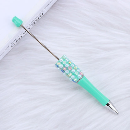 Colorful Pearl Gradient Round Ballpoint Pen Plastic 35