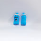 Silicone 3D Focal Beads Toothpaste Tube Smiling Face Front View 20pcs