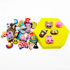 Silicone Focal Beads Bulk Different Random Mix 100Pcs 4