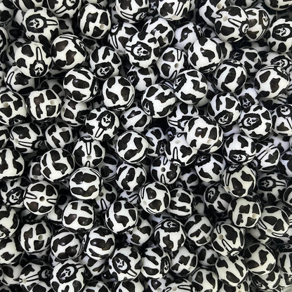 26 Halloween Printed Silicone Beads