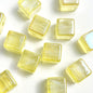 Colorful UV Finish Cube Acrylic Beads 14mm Pastel Glow 50pcs 7