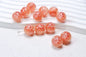 Sparkling Star Resin Round Beads 16mm 50pcs 8