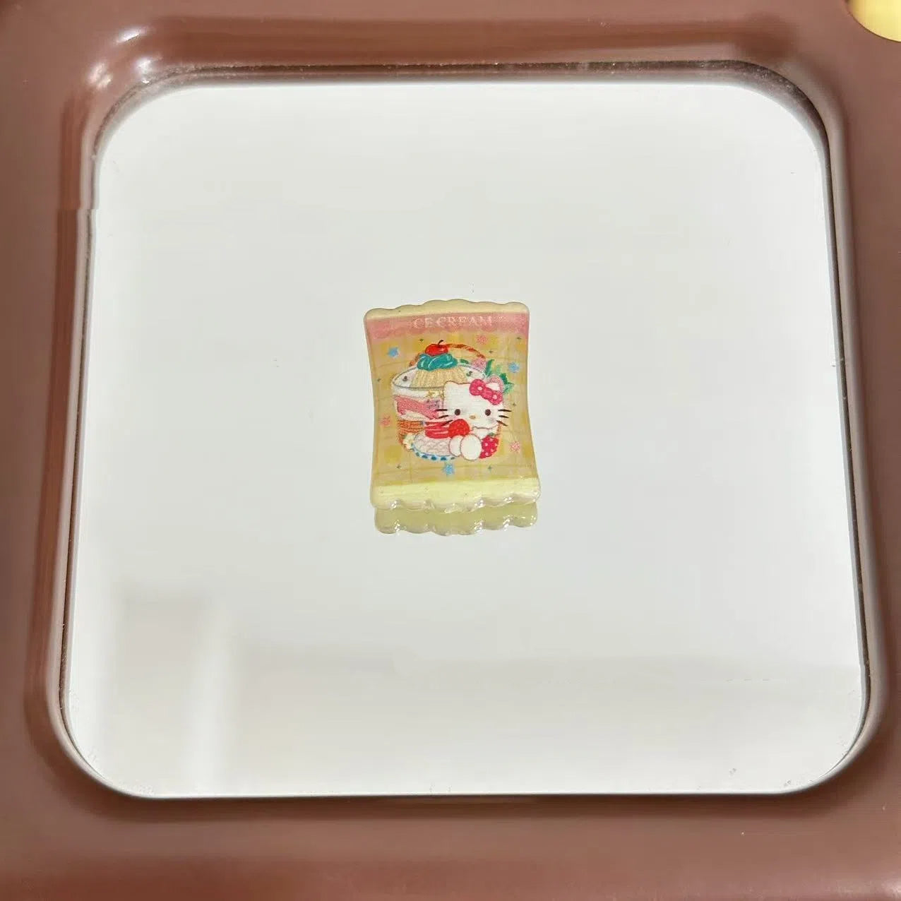 Square Acrylic Beads 20mm Cartoon Animal Illustration Snack Bag 10pcs 4