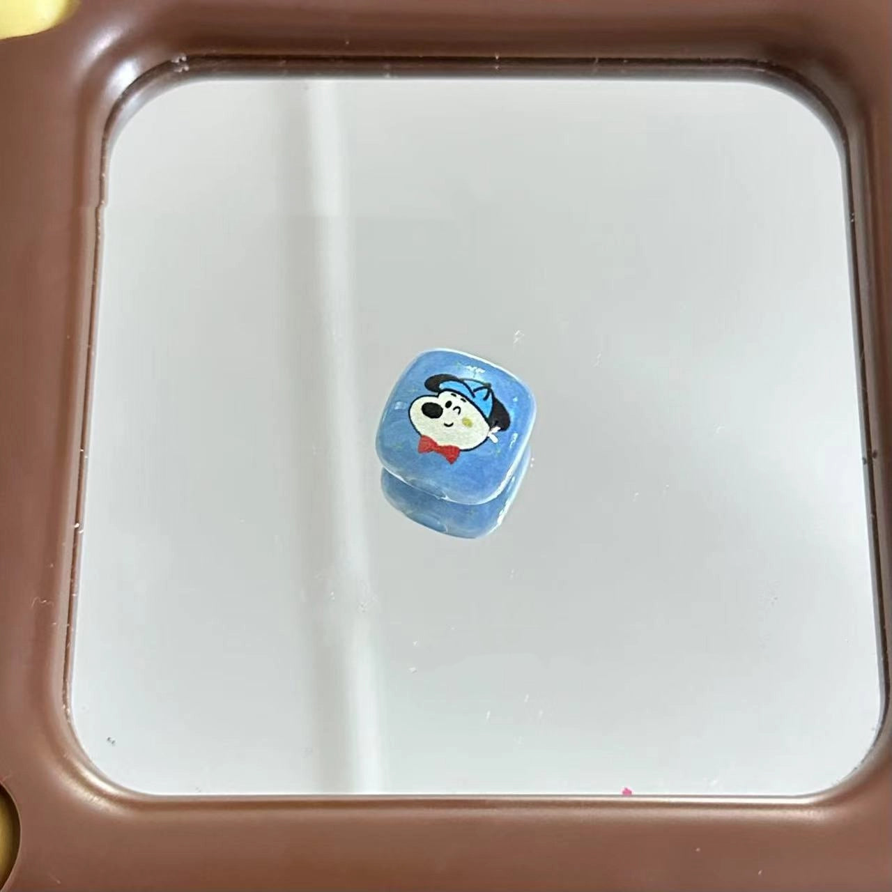 Animal Printed Square Acrylic Beads 16mm Colorful Glossy 10pcs 6