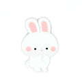 Silicone Focal Beads Rabbit Pastel Cheeks Detailing 10pcs 4