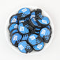 NFL Teams Helmet Silicone Focal Beads Printed Designs 20pcs 17