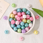 Colorful 11mm Pumpkin Shape Acrylic Beads 100g 4