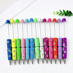 Candy Color Daisy Crystal Beadable Pen  2