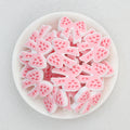 Pink Ribbon Bow Silicone Focal Beads 20Pcs  2