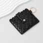 PU Card Holder Keychain Multi Patterned
