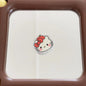 Painted Fruit Hello KT Acrylic Beads 25mm Enamel Finish 10pcs 7