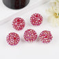 Bubblegum Ball Rhinestone Beads 12mm Multicolor Sparkle 50pcs 10